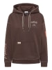 Cecil Sweatshirt mit dekorativen Nähten in Macchiato Brown