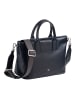 DuDu Jaqueline Handtasche Leder 28 cm in navy