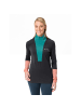 Vaude WOMENSMONVISOWOOL HALFZIP SHIRT in Schwarz