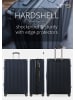 Hauptstadtkoffer Q-Damm - Großer Koffer Hartschalenkoffer XXL Trolley, in Dunkelblau