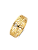 Ti Sento Milano Ring "Amore mit Zirkonia vergoldet" in Gold