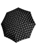 Knirps T.200 M Duomatic - Taschenschirm Regenschirm (bordeaux) in dot art black