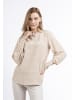 DreiMaster Damen Blusenshirt in Hellbeige Weiss