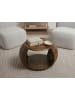 FineBuy Couchtisch in Braun / Mango / 60x46x36