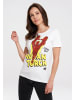Logoshirt T-Shirt Human Torch – Flame On in altweiss