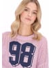 myMo Women Sweater in lavender navy