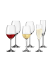 LEONARDO 6er Set Wein- und Sektgläser Daily transparent in transparent