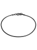 True Rebels Armband aus Edelstahl in schwarz