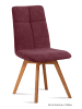 58 aufm Kessel ESSZIMMERSTUHL (2er-Set) Dimut 47x92x60 Eiche geölt/Marsala