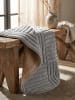 KADIMA DESIGN Hochflorteppich 3D Bögen Boho Waschbar Wohnzimmer in Silber