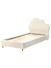 Beliani Kinderbett BELLEVUE in Weiß/Braun - (W) 109 x (H) 98 x (L) 213 cm