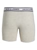 JACK & JONES PLUS 3er-Pack Eng anliegende Boxershorts in Light Grey Melange
