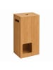 relaxdays Toilettenpapier Aufbewahrung in Natur - (B)25 x (H)50 x (T)14 cm