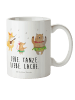Mr. & Mrs. Panda Tasse Waldtiere Aloha mit Spruch in Weiß
