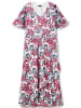 sheego Chiffonkleid in beere-gemustert