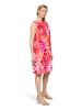 Betty Barclay Plisseekleid ohne Arm in Red/Pink