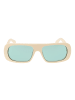 GCDS Unisex Sonnenbrillen Oval Creme