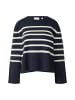 comma Pullover in marine ecru - 0003