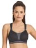 Anita Sport BH X-Back dynamiX star in heather grey schwarz-anthrazit