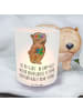 Mr. & Mrs. Panda Windlicht aus Glas Bär Autismus mit Spruch in Transparent