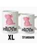 Mr. & Mrs. Panda Weiße Tasse Axolotl Niedlich mit Spruch in Weiß