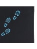 oxmox New Cryptan Geldbörse RFID Schutz 10 cm in schwarz-footsteps 2.0 cyan