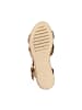 Geox Ischia Corda Sandalen aus Leder mit Keilabsatz Rose