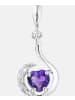 Diamant L'éternel Ohrringe aus 375 Weißgold mit 0.28 Karat Diamant mit Amethyst