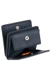 VLD VOi Leather Design Soft Fanni Geldbörse Leder 8 cm blau