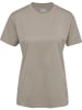 Hummel Hummel T-Shirt Hmlactive Multisport Damen Atmungsaktiv Schnelltrocknend in CHATEAU GRAY