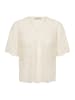 CULTURE Bluse kurzarm CUjuko Relaxed fit in Whitecap