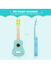 COSTWAY Sopran Ukulele 21 Zoll ab 3 Jahren in Blau