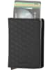 Secrid Geldbörse Slimwallet Optical in Black-Titanium
