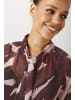 Aniston CASUAL Schlupfbluse in bordeaux-beige-schwarz