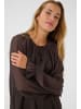 Kaffe Langarm-Bluse KAmila A-shape in Black Coffee