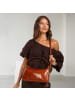 Florence Florence Schultertasche Leder mittellbraun ca. 33cm