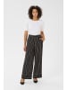 Kaffe Hose BPluna Regular fit in Black/Powder Color Stripe