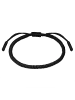 True Rebels Armband aus Textil in schwarz