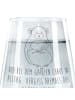 Mr. & Mrs. Panda Trinkglas Chinchilla Blume mit Spruch in Transparent