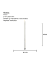 STAR Trading LED Stabkerzen ,M-Twinkle', Flacker-Effekt, Batterie und Timer, 2er Se