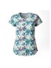 Jack Wolfskin T-Shirt Moana Tropic T-Shirt Damen Sommershirt in Blau