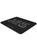 Mr. & Mrs. Panda Mousepad Spruch Die Freude an der Kreativität e... in Schwarz