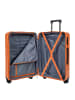 BRIC`s Nausicaa 4 Rollen Trolley L 78 cm mit Dehnfalte in orange