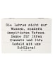 Mr. & Mrs. Panda Erinnerungskiste Spruch Danke Lehrer mit Spruch in Weiß