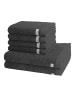 Ross 4 X Handtuch 2 X Duschtuch im Set Sinfonie in Schiefer