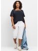 sheego T-Shirt in tiefblau