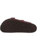 Birkenstock Sandale Arizona Veloursleder normal in bordeaux
