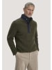 Hessnatur Hessnatur Wollfleece Troyer Relaxed aus reiner Bio-Merinowolle in vintage oliv