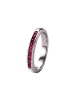 Giorgio Martello Milano Ring Mit Fuchsia Zirkonia in Pink