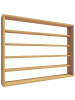 VCM  Holz Wandregal Wandvitrine Regal Deko Osado L in Buche